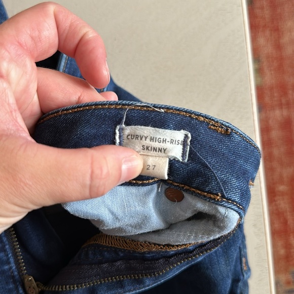Madewell raw hem jeans - Picture 3 of 3